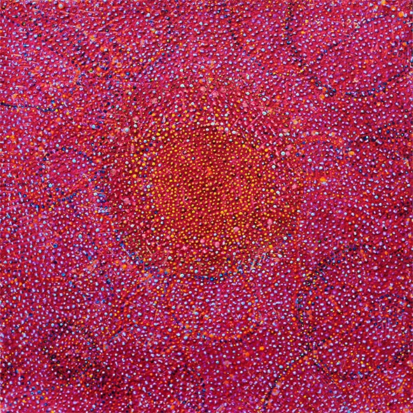 Counting 33 acrylic on paper 12 x 12" 2016