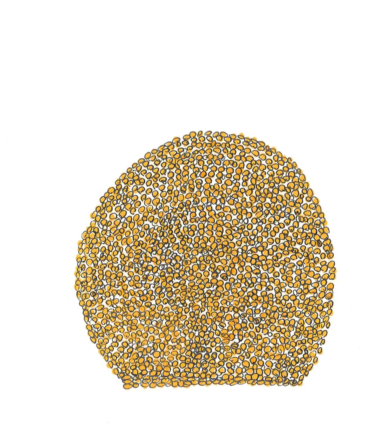 Condo Drawing T marker on paper 5.125 x 4.25" 2018