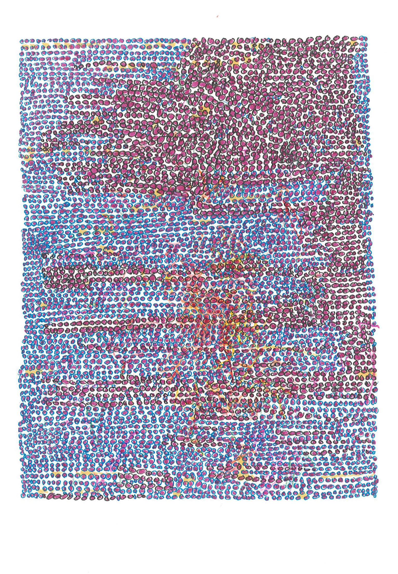 Condo Drawing Z marker on paper 7.25 x 5" 2018