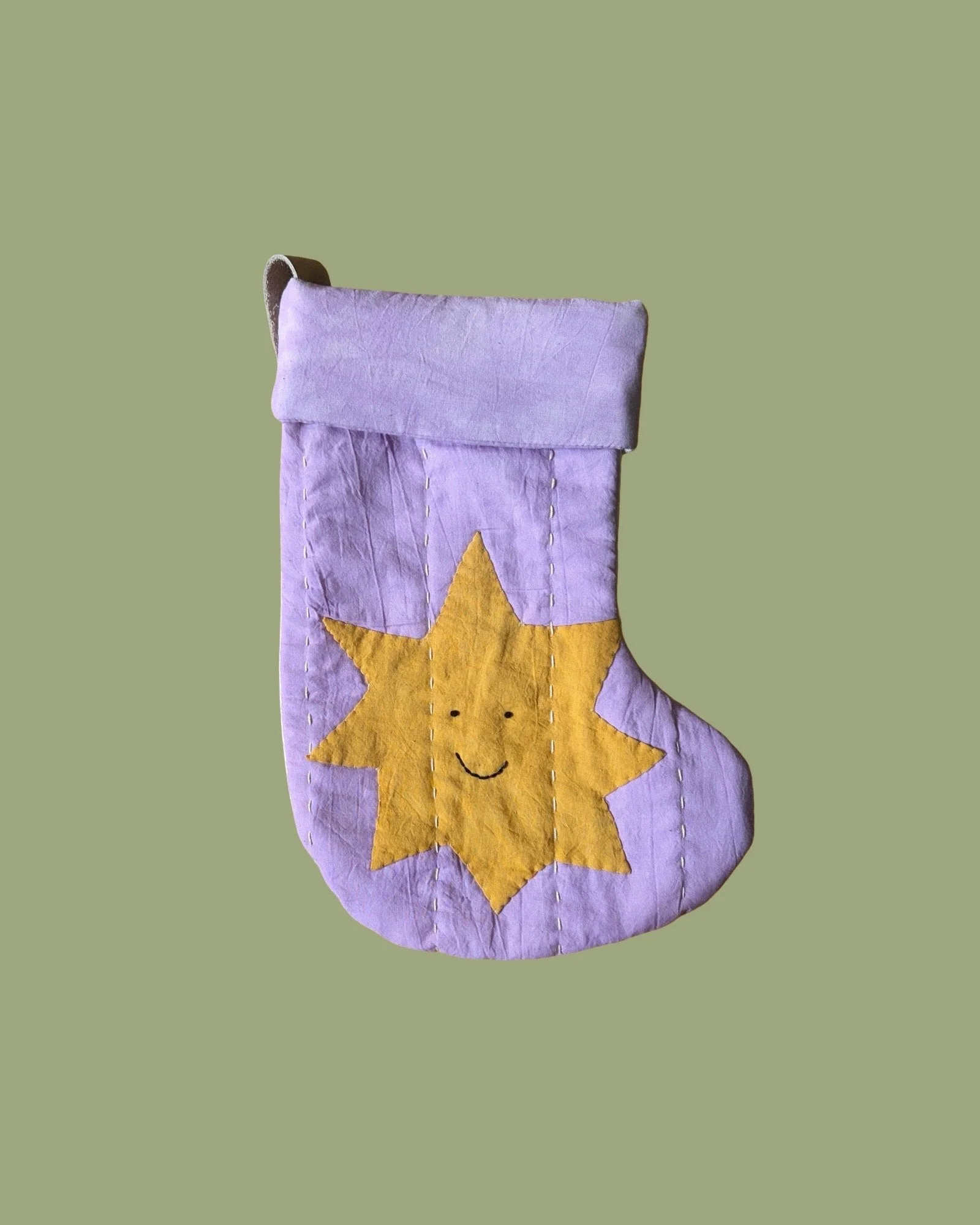 Mini Stocking- Happy Christmas Star