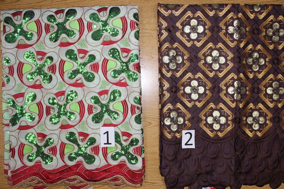 green lace $65 , brown lace $45