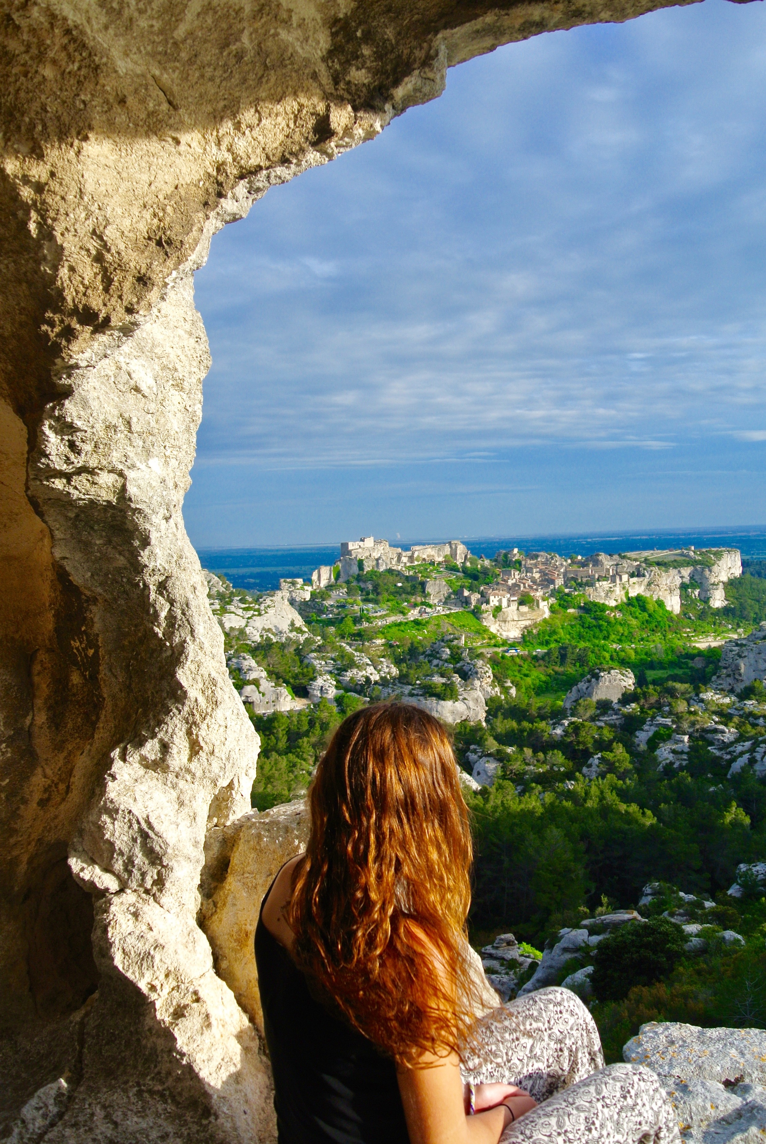 View of Les Baux
