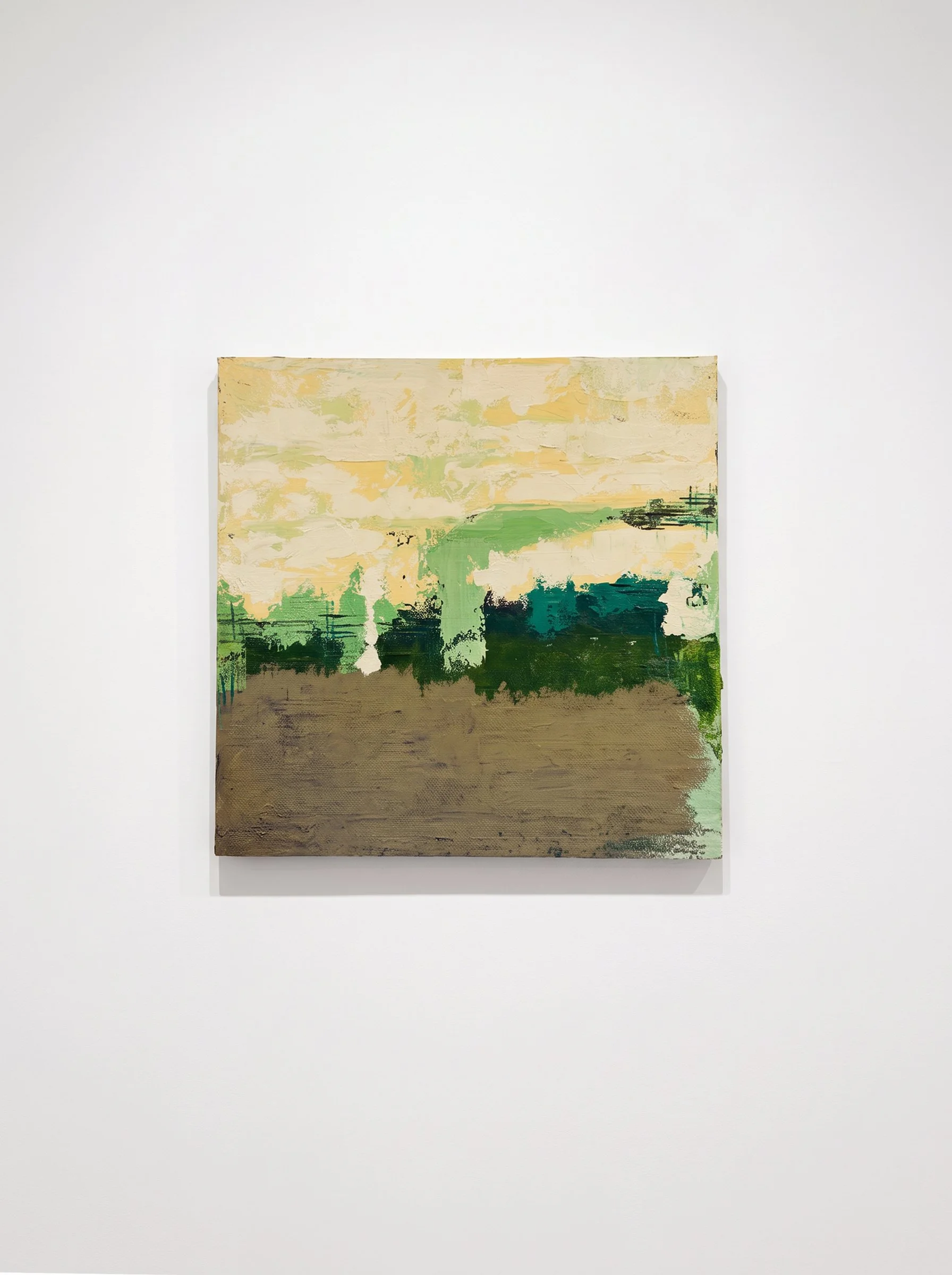 Lantern Moss, 2025. Acrylic on canvas, 12 × 12 in. (30 × 30 cm). Available: Inquire