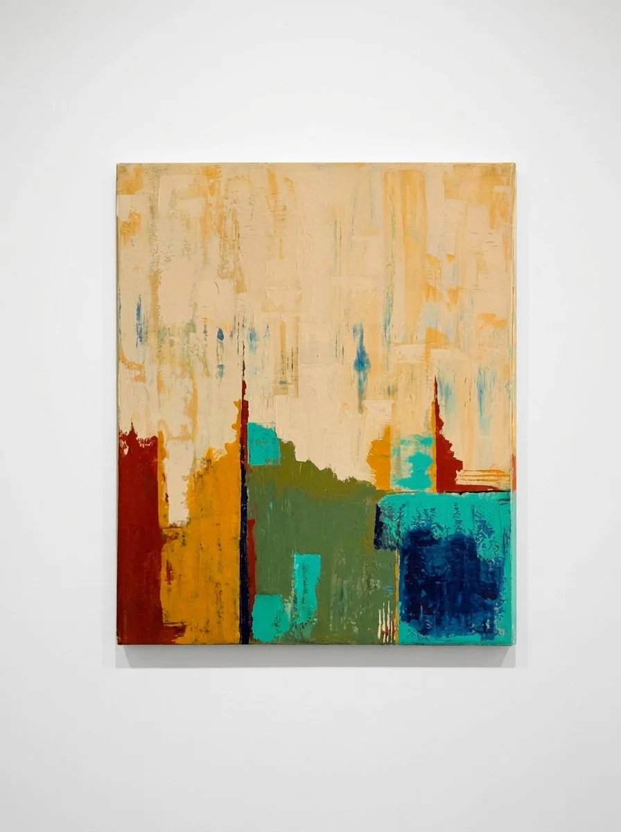 Color Story, 2024. Acrylic on canvas, 32 × 24 in. (81 × 61 cm). Status: Private Collection.
