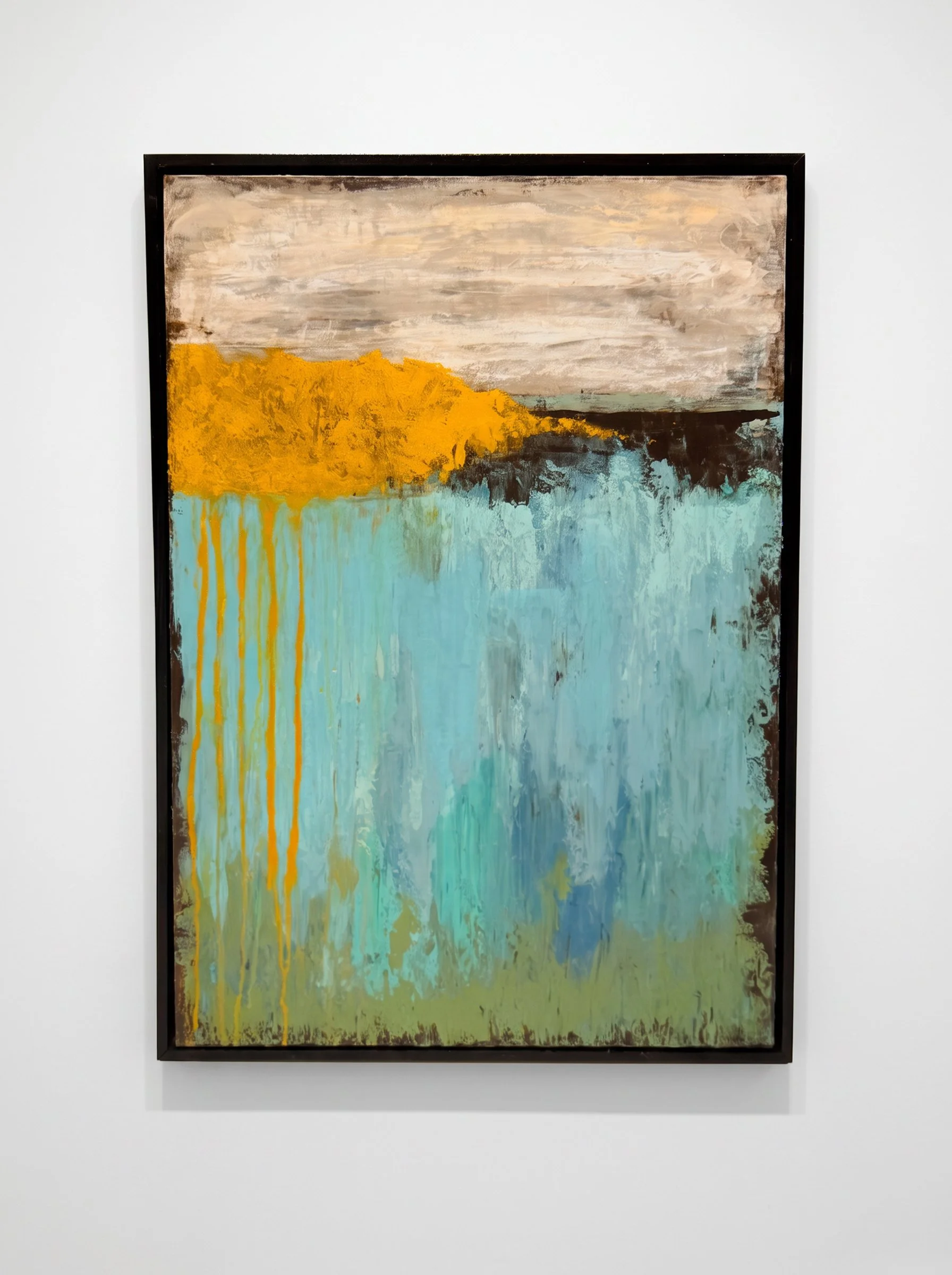 Chase Reservoir, 2019. Acrylic on canvas, 36 × 24 in. (91 × 61 cm). Available: Inquire.