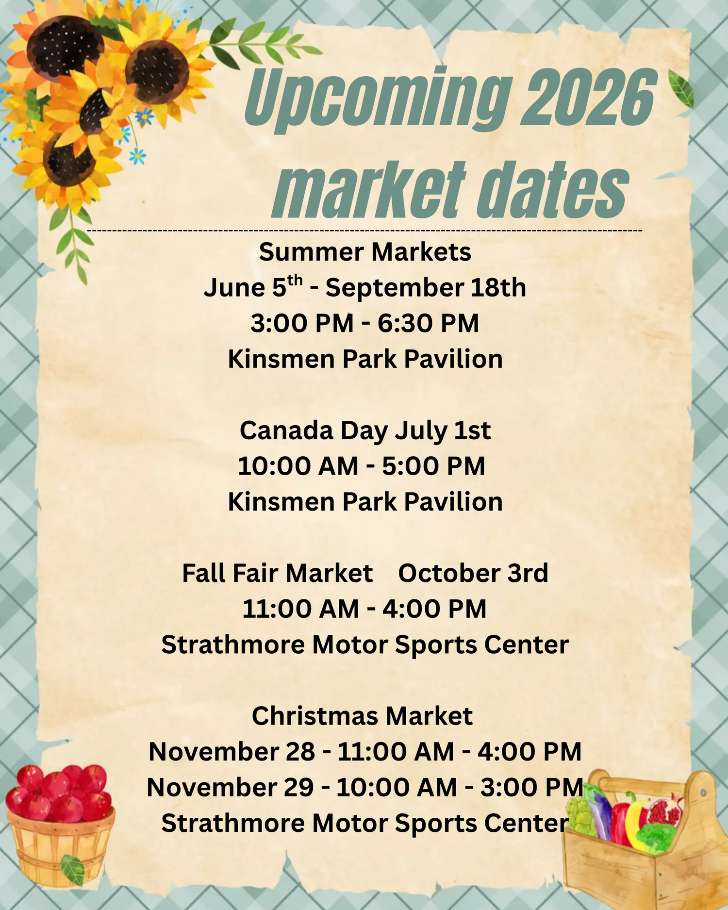 Strathmore Farmers Market