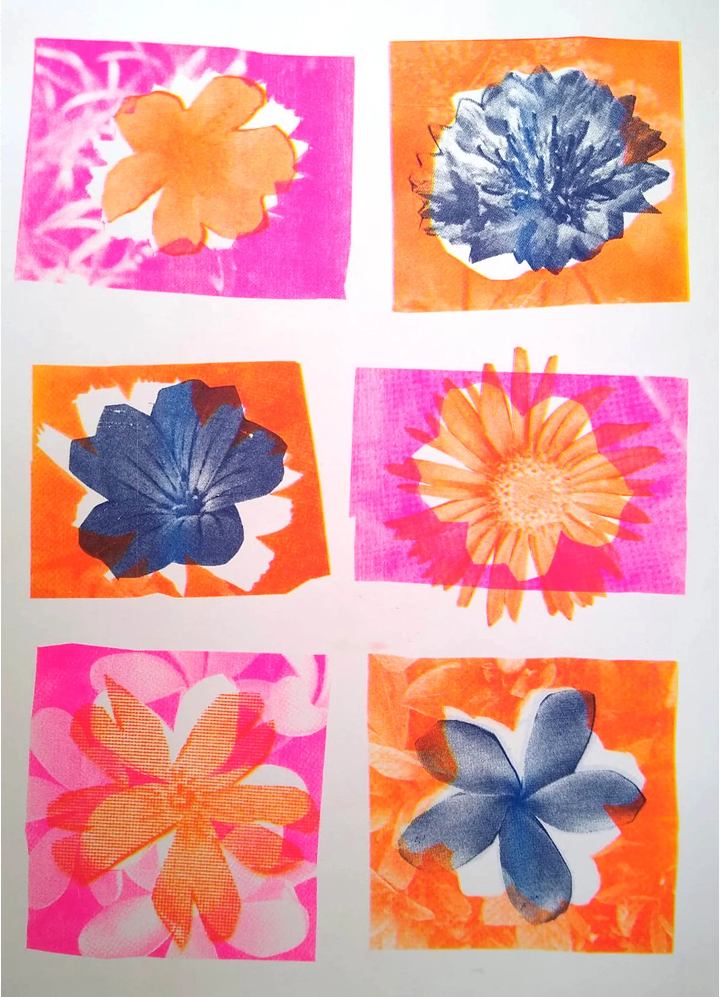 Ghost Flowers print series