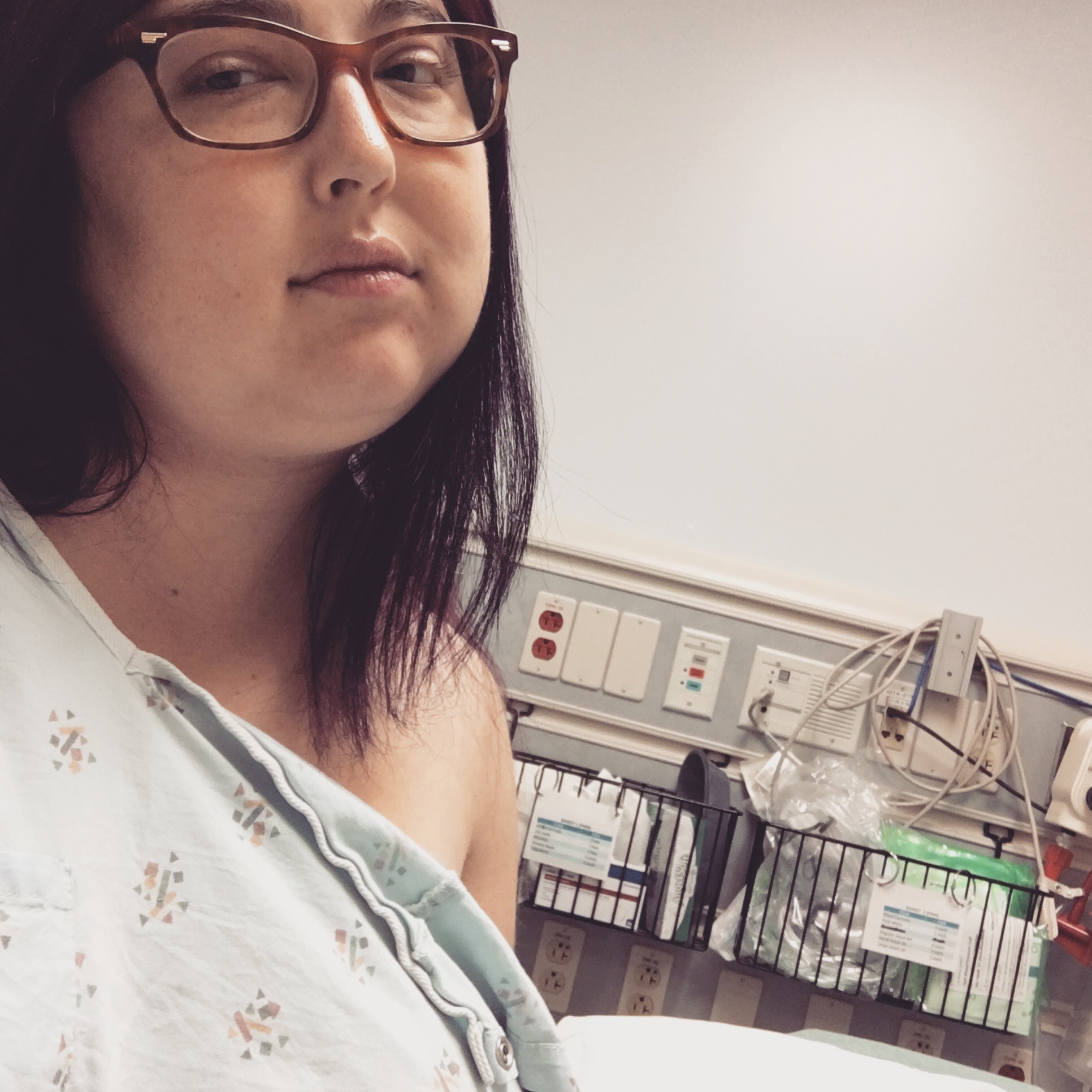 Post-procedure selfie.