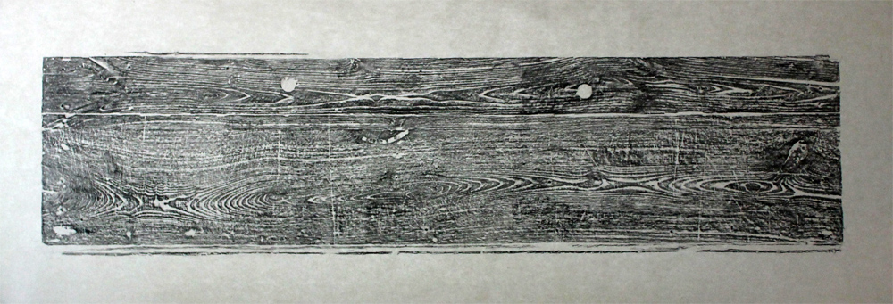   Against the Grain   Graphite rubbing on mulberry paper  2015 