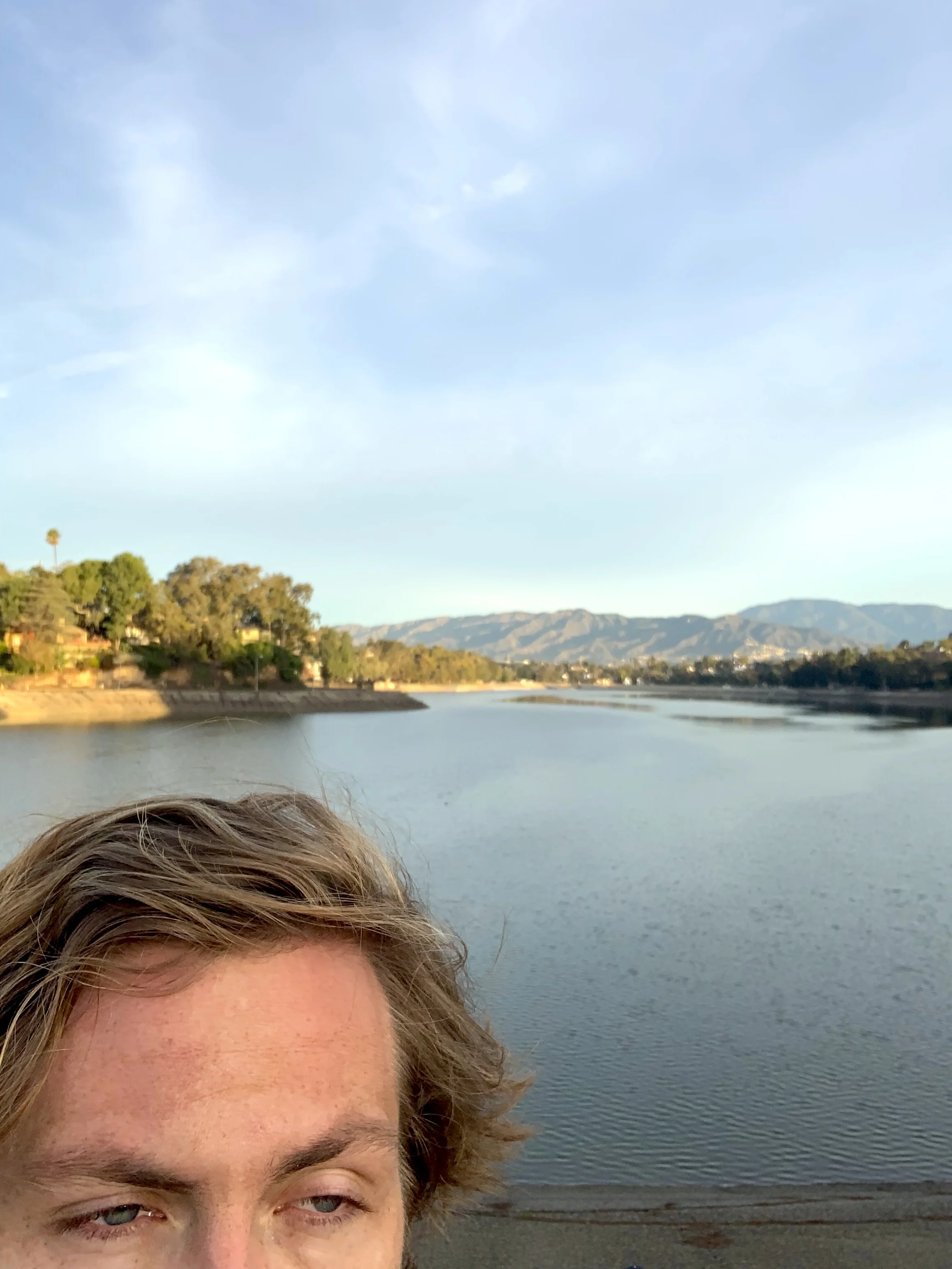 FIRST LAKE RUN SELFIE OF 2019.