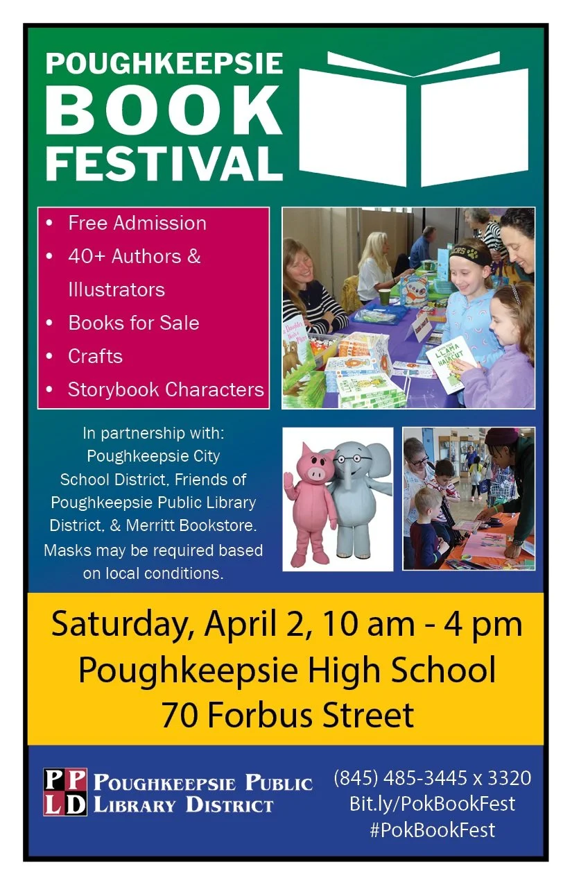 Poughkeepsie Book Festival, Poughkeepsie, NY