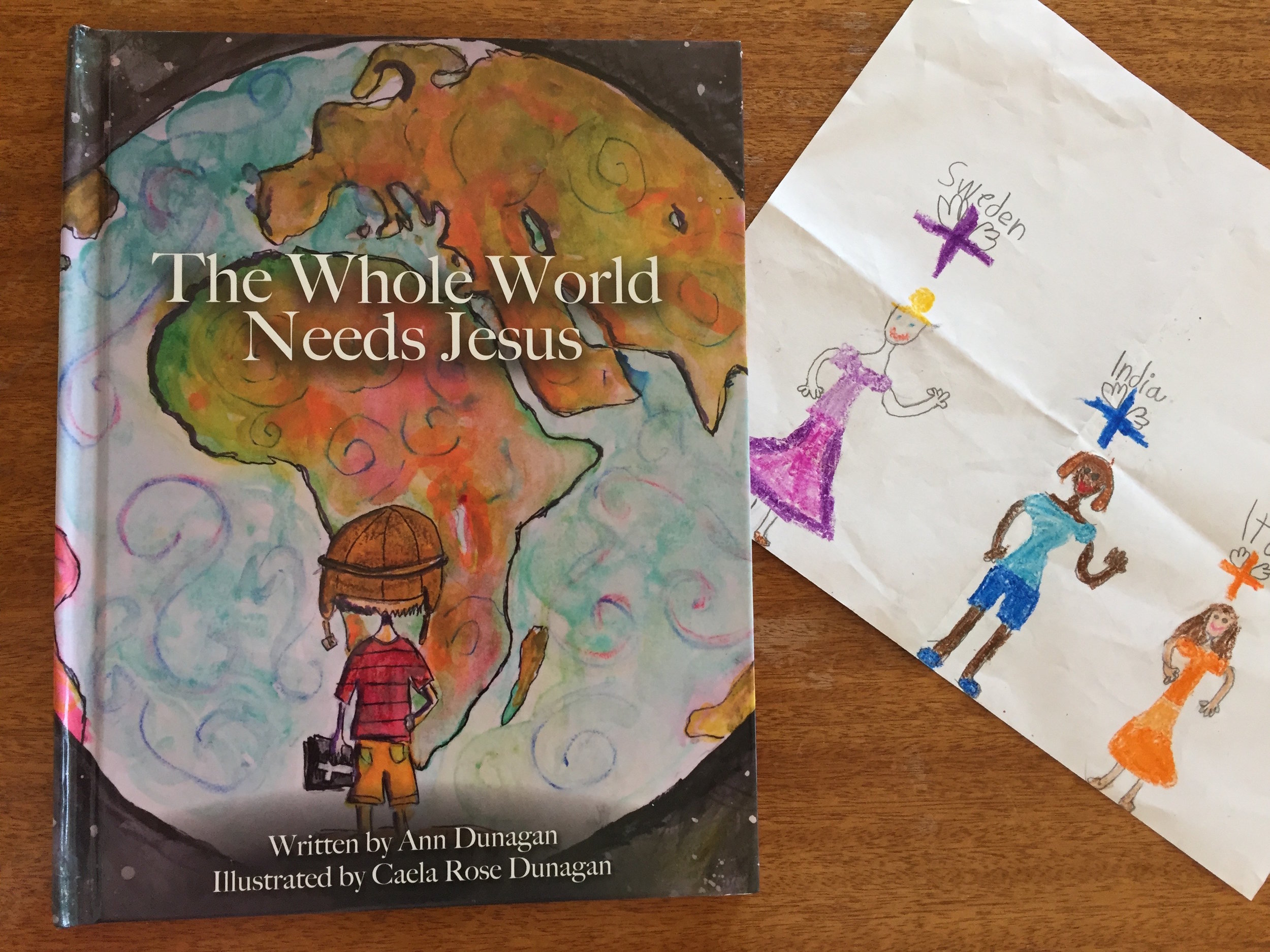 Click here for more about "The Whole World Needs Jesus" book! We LOVE it! 