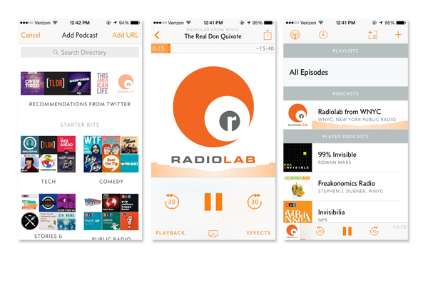 Overcast App Screenshots