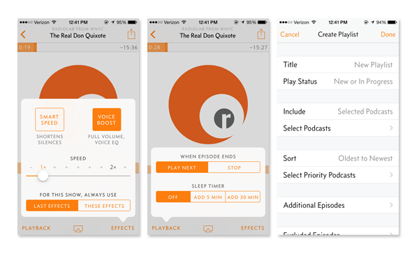 Overcast App Screenshots