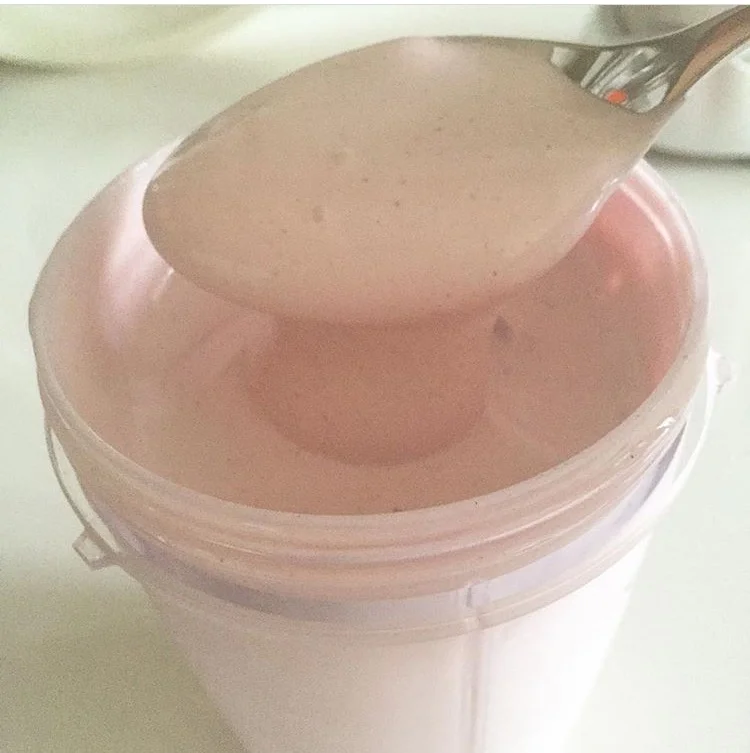 When you get that perfect ratio of water to ice and your shake thickens up like marshmallow cream .... WINNING!