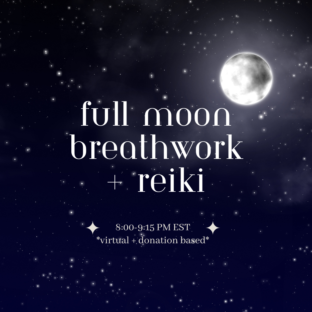 Virgo Full Moon *Eclipse* Breathwork + Reiki Circle   