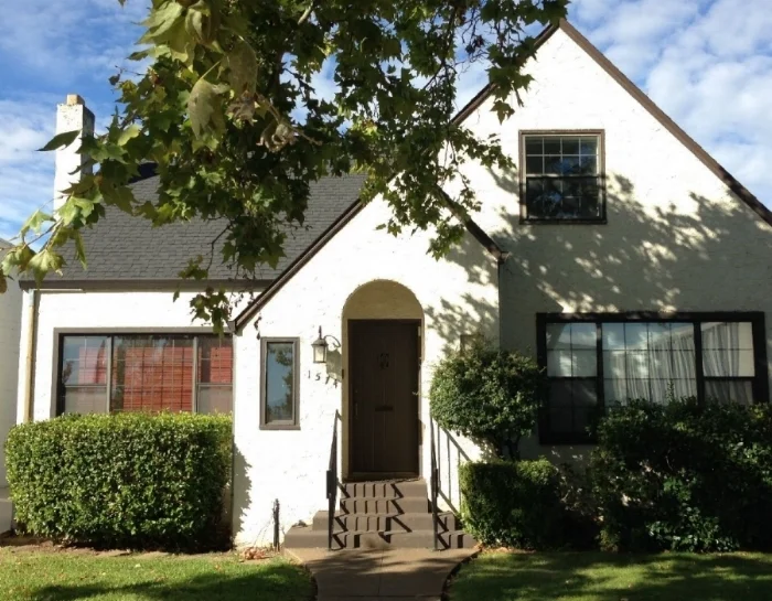 A charming old home on West Street in Redding, re-purposed into Keith Cope's Law Offices (ground floor).