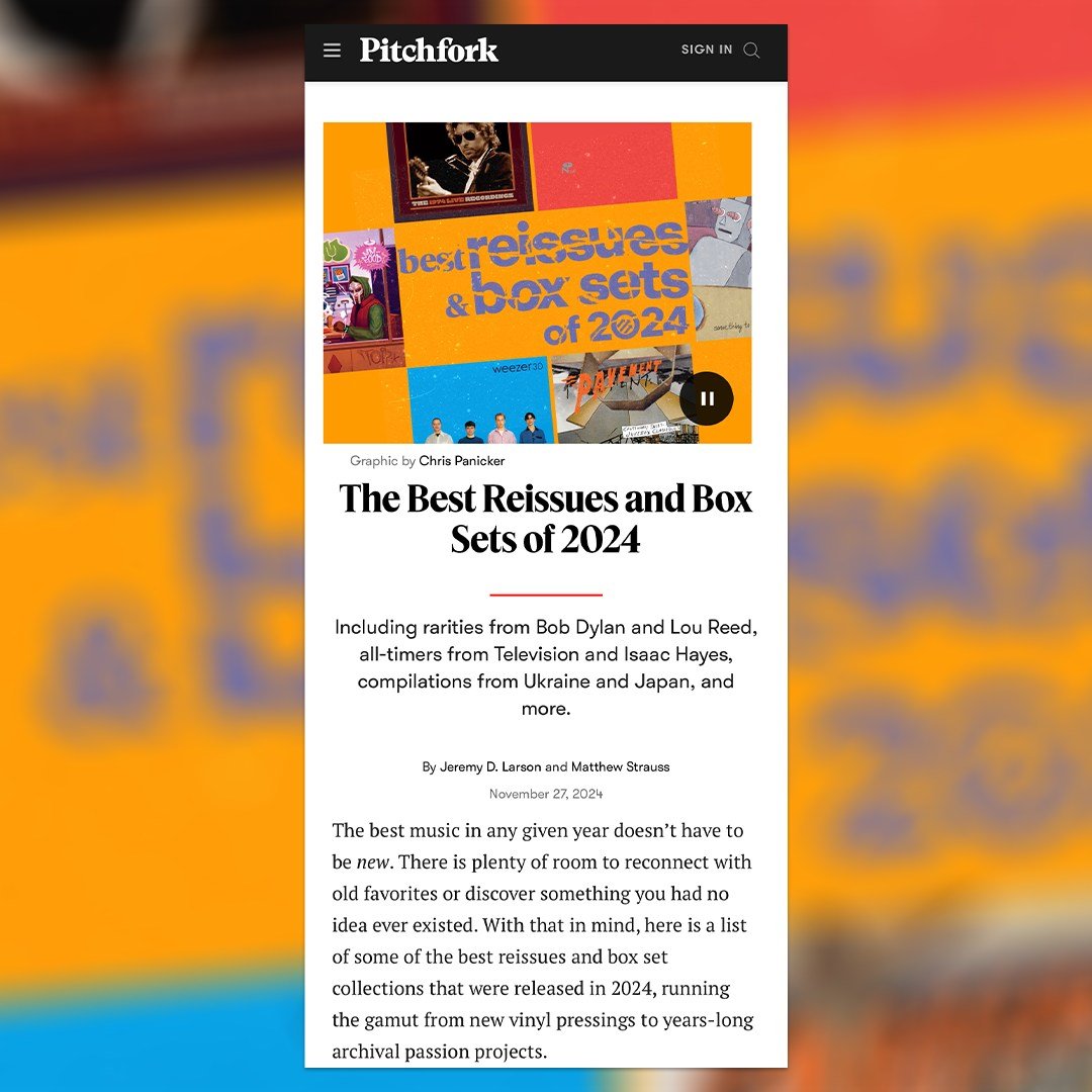 @hugolargomusic&rsquo;s &lsquo;Huge, Large and Electric: Hugo Largo 1984-1991&rsquo; and @lightintheatticrecords&rsquo; &lsquo;Even the Forest Hums: Ukrainian Sonic Archives 1971-1996&rsquo; have been featured in @pitchfork&rsquo;s &quot;The Best Rei