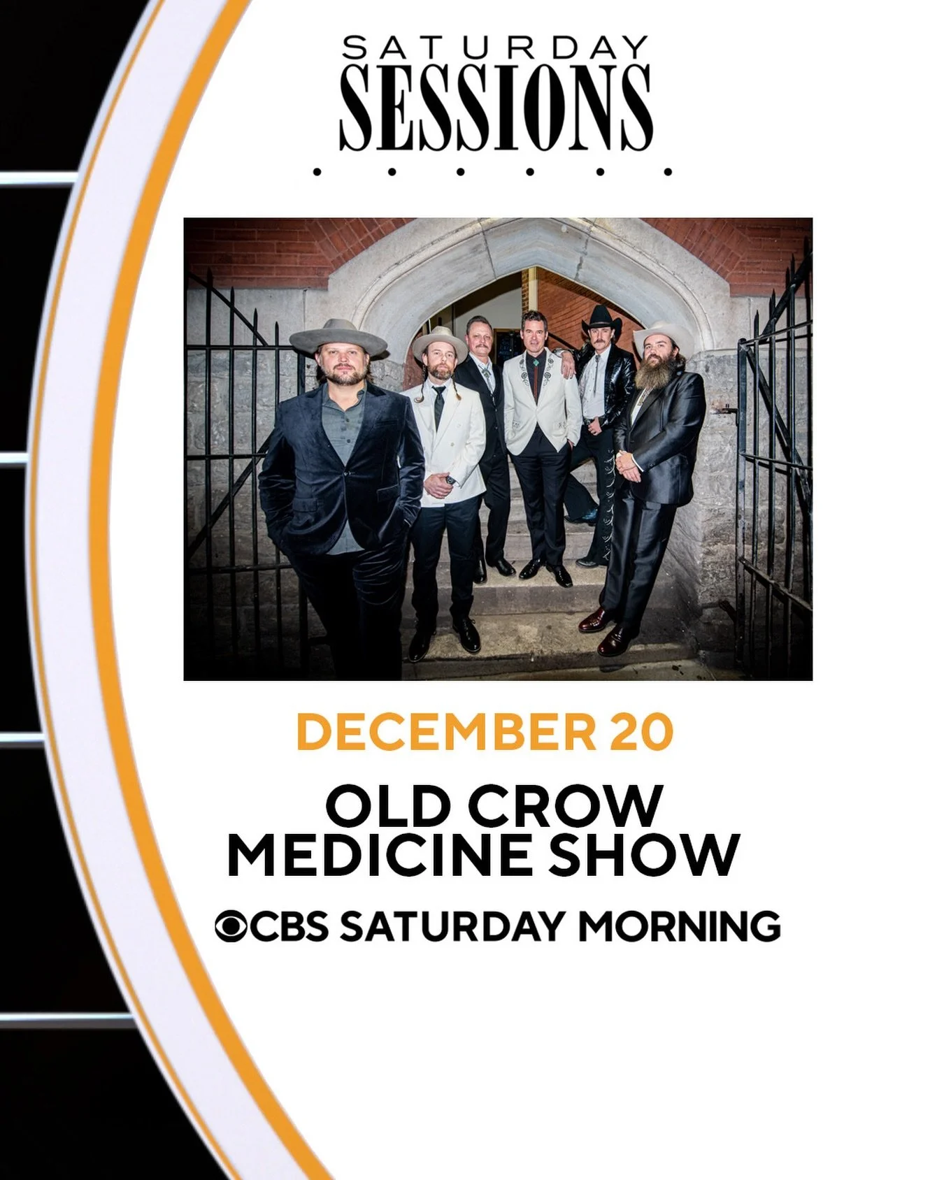 Catch @crowmedicine on @cbssaturday tomorrow!