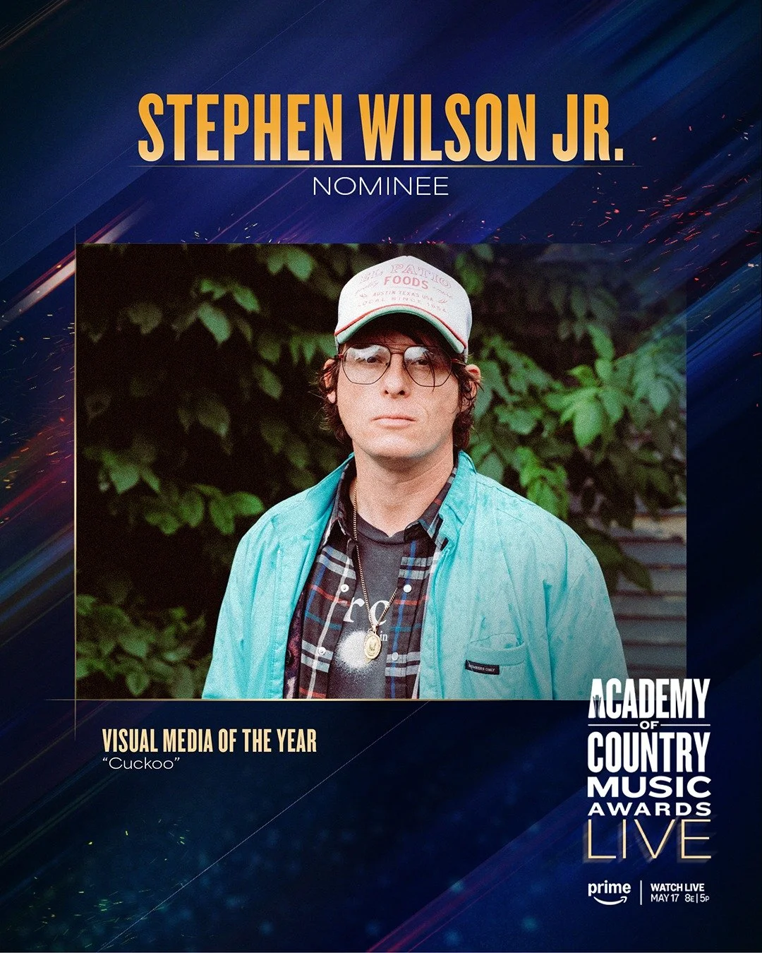 Congrats to @stephen.wilson.jr on his first @acmawards nomination! His official video for "Cuckoo" directed by his longtime creative collaborator Tim Cofield, was nominated for Visual Media of the Year.