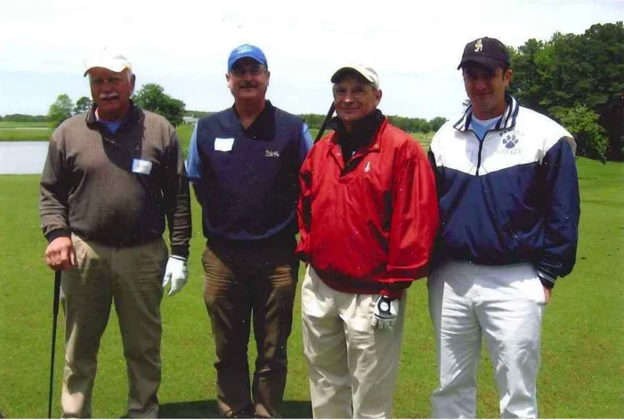 From Left to Right: Bob Willoughby (LRH Soil Consultants, Inc.), Michael White (Resource – Chesapeake Office Branch Manager), Michael E. Fiore (Resource - President), and Mark Furlo (Isle of Wight County Park Administrator)