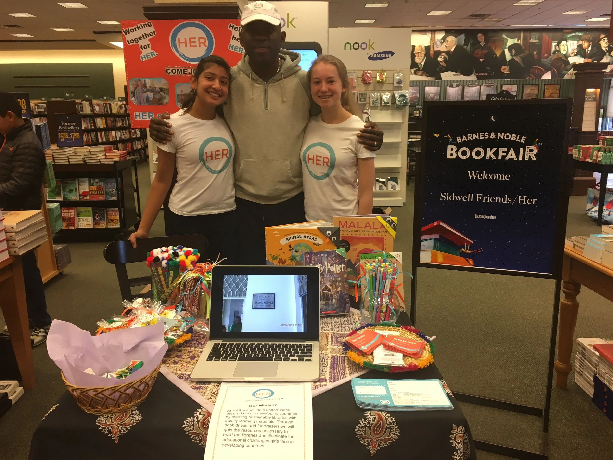 Her Bookfair At Barnes Noble Bookstore Her Education