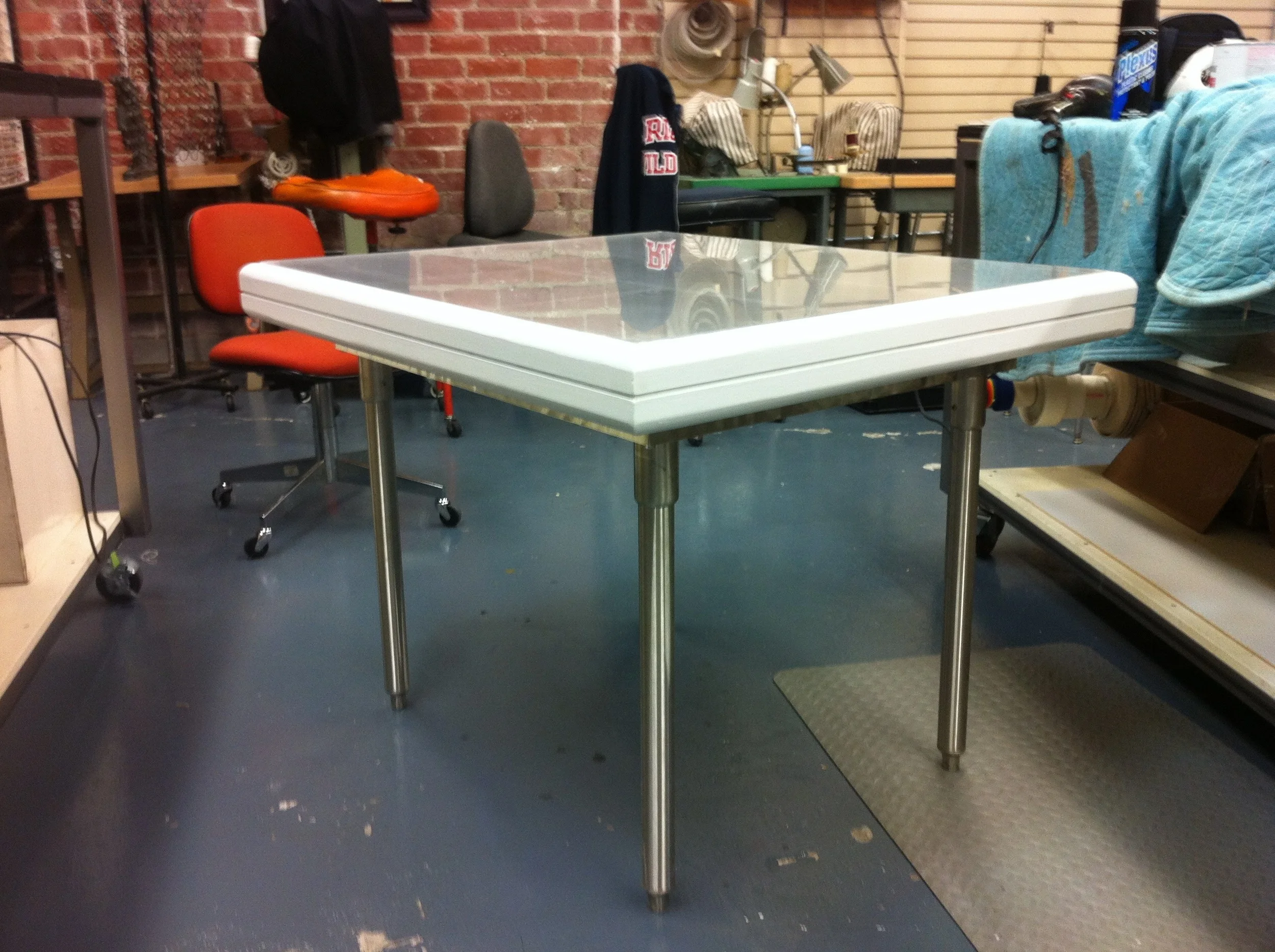 Light up Plexiglass Table