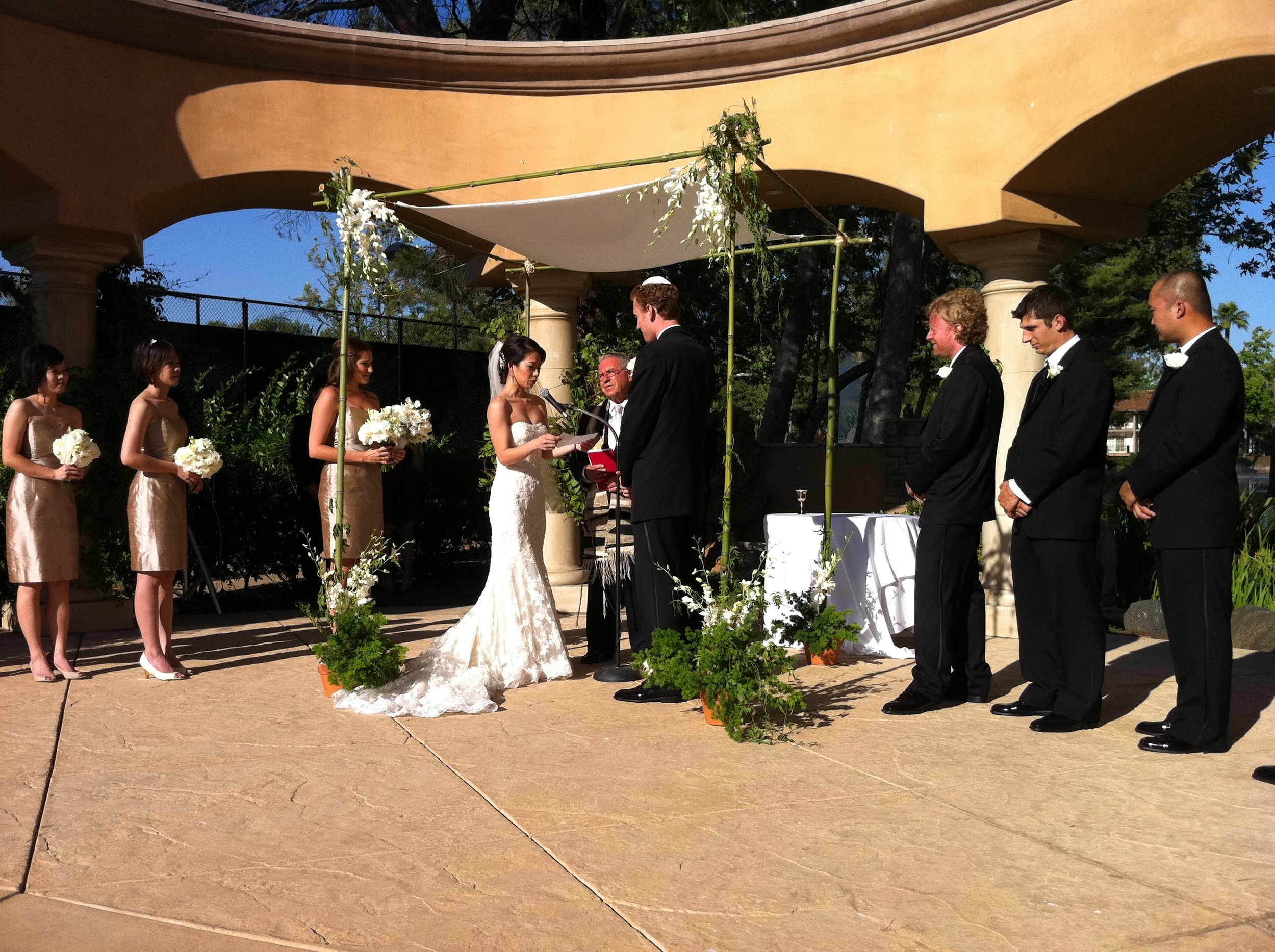 Bamboo Chuppah 