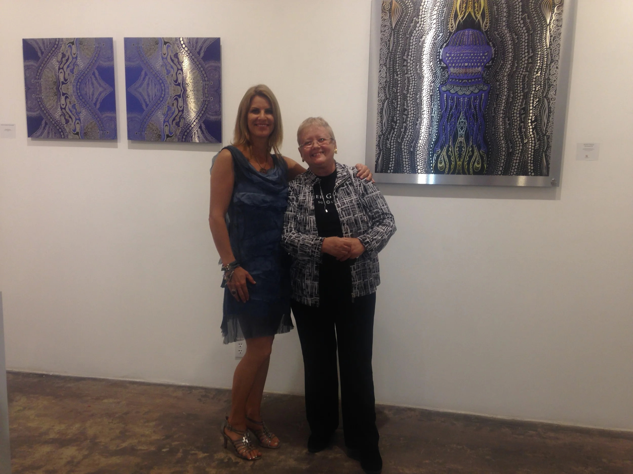 With Milagros Bello - Gallery Owner and Curator at Curator's Voice Art Projects in the heart of Wynwood