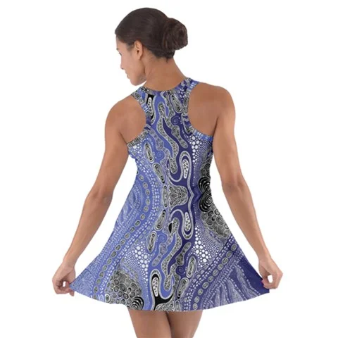 sachin and babi light blue dress NWT Tam Ware Scoop Neck Casual Racerback Bodycon Tank Midi Dress Large main image 1