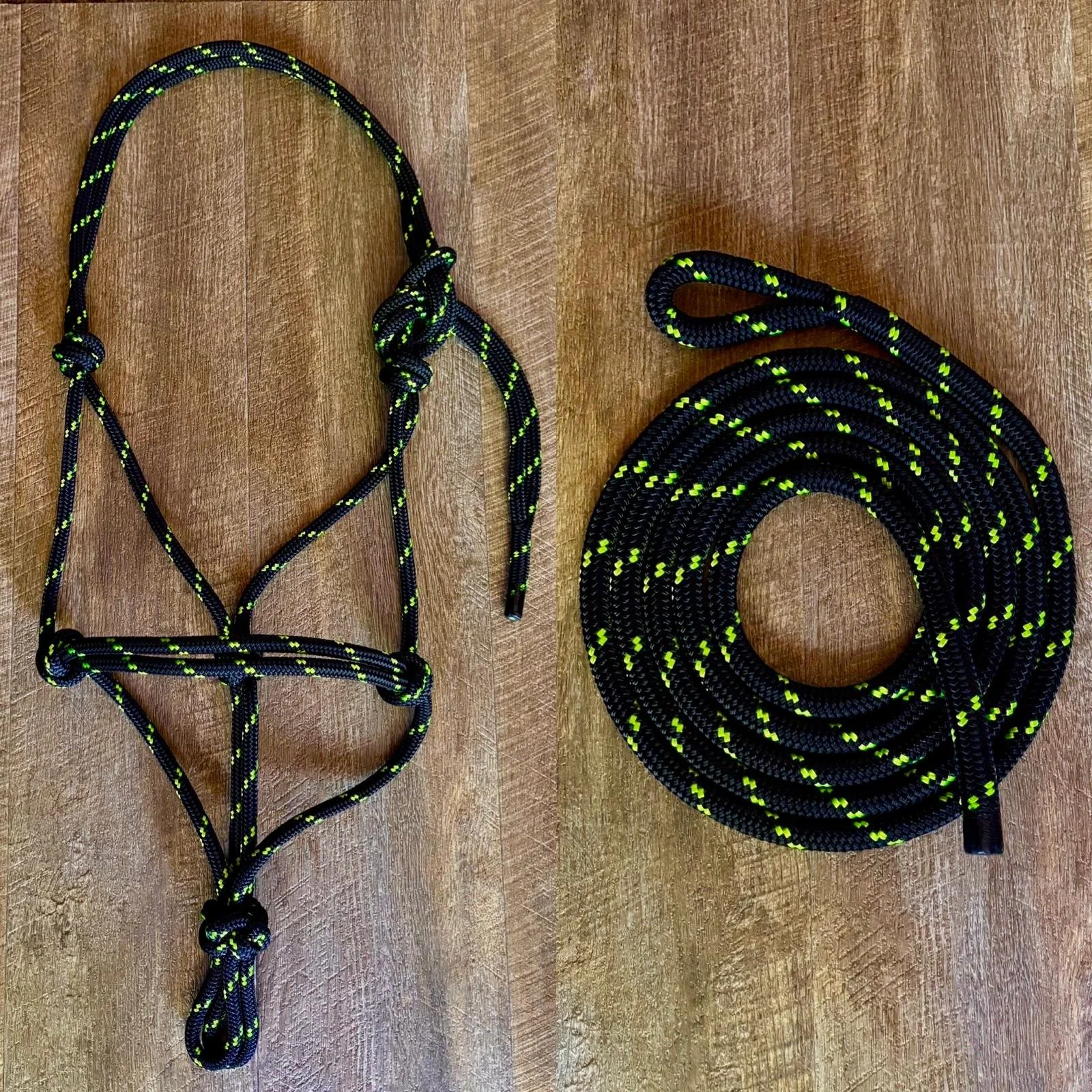 BLACK WITH LIME GREEN