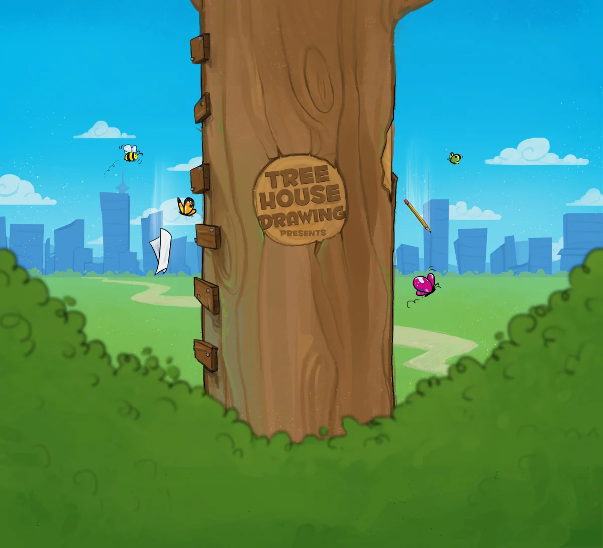 Tree House Cartoon Drawings