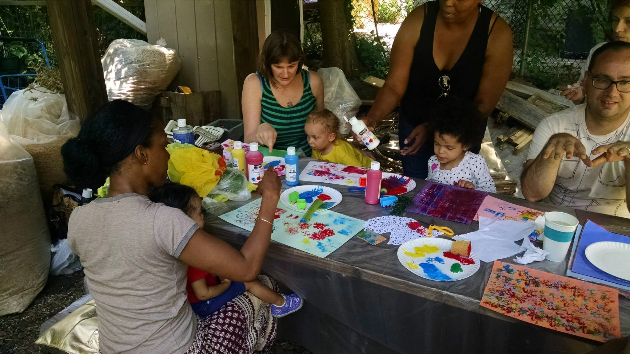 2015 Artfully Unforgotten Workshop at 462 Halsey.