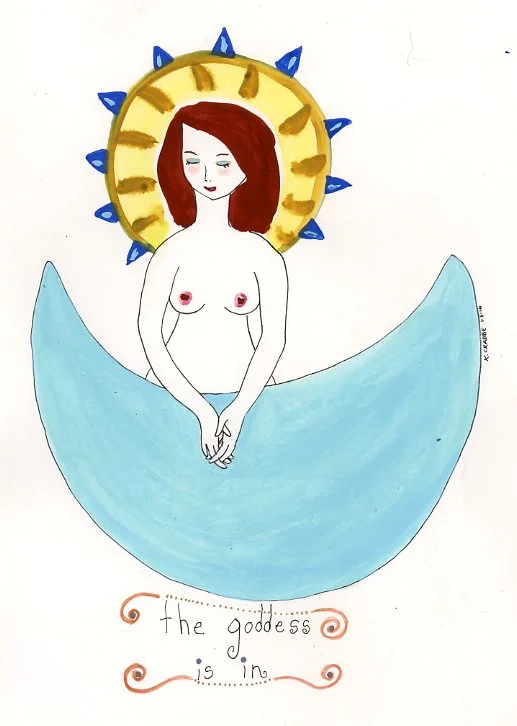 the goddess is in by Kathy Crabbe