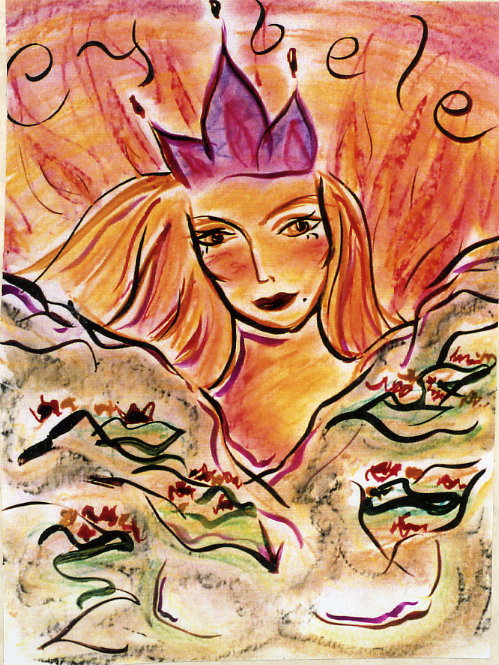 Leo Goddess - Cybele by Kathy Crabbe