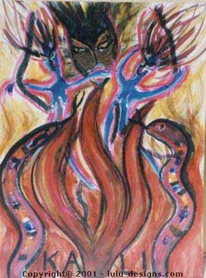 Kali (Aries Goddess) by Kathy Crabbe