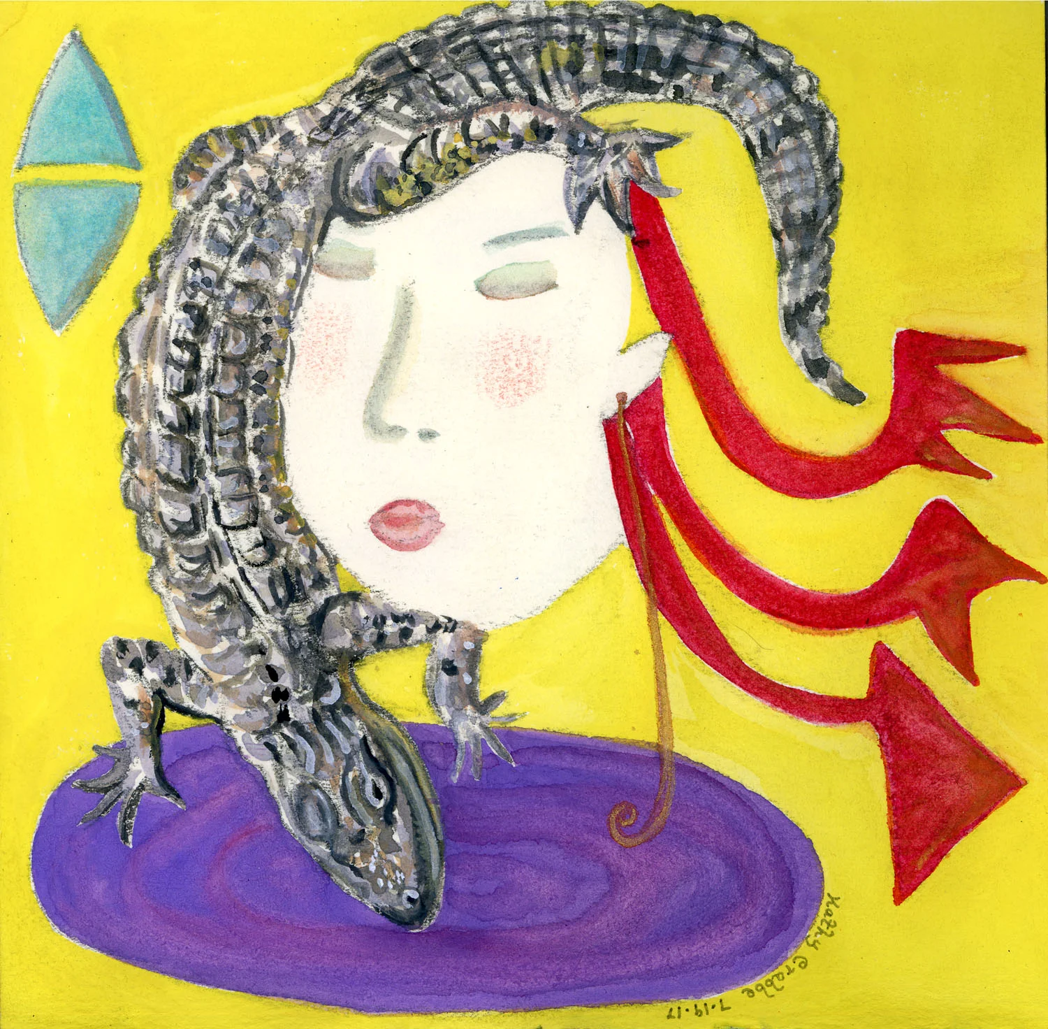 Alligator Magick : With Alligator as her familiar, she could conquer all; the world, her fears, and feeling small.