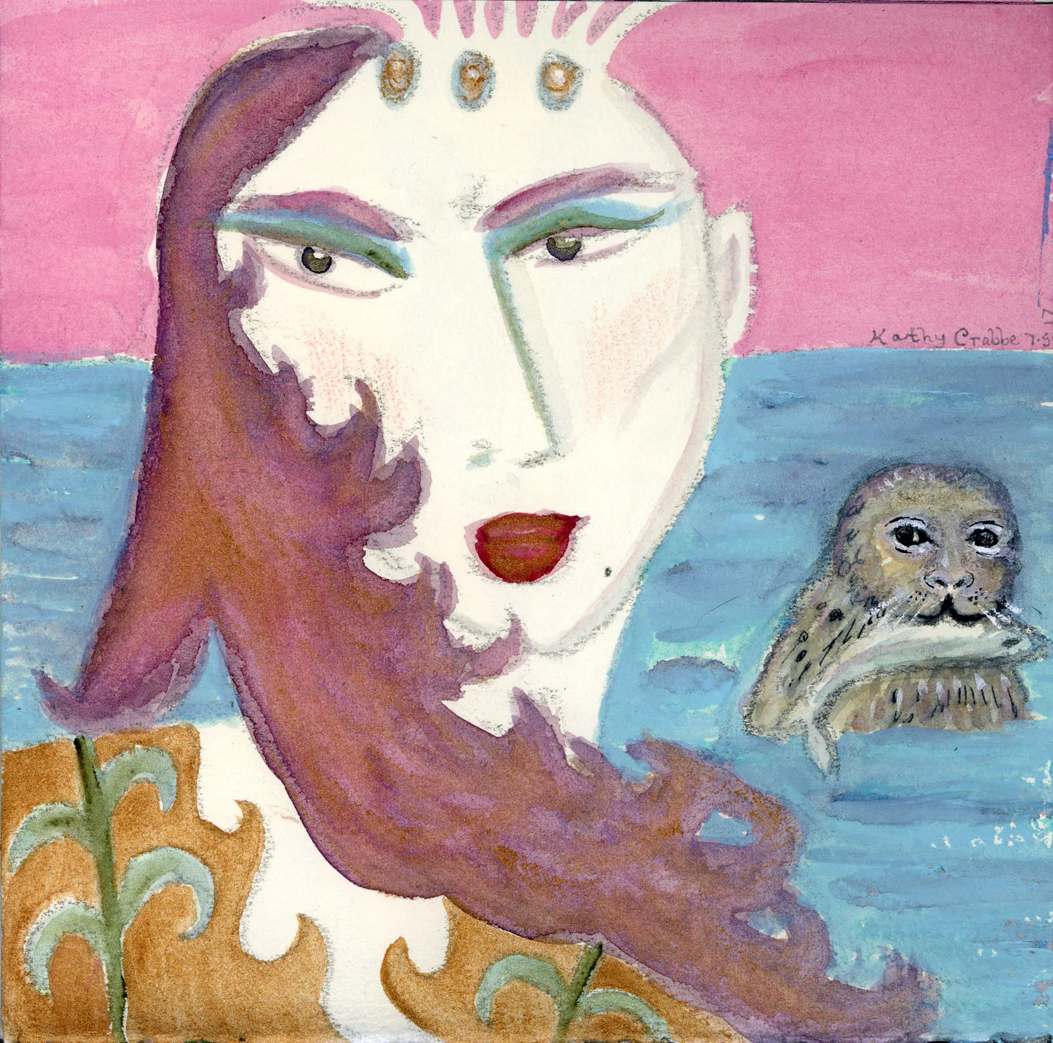 Seal Magick: A secret passage to the sea adored by silky seal, was her True North, encompassing her heart and leading her Home, always Home from whence she got her start. Buy a print here.