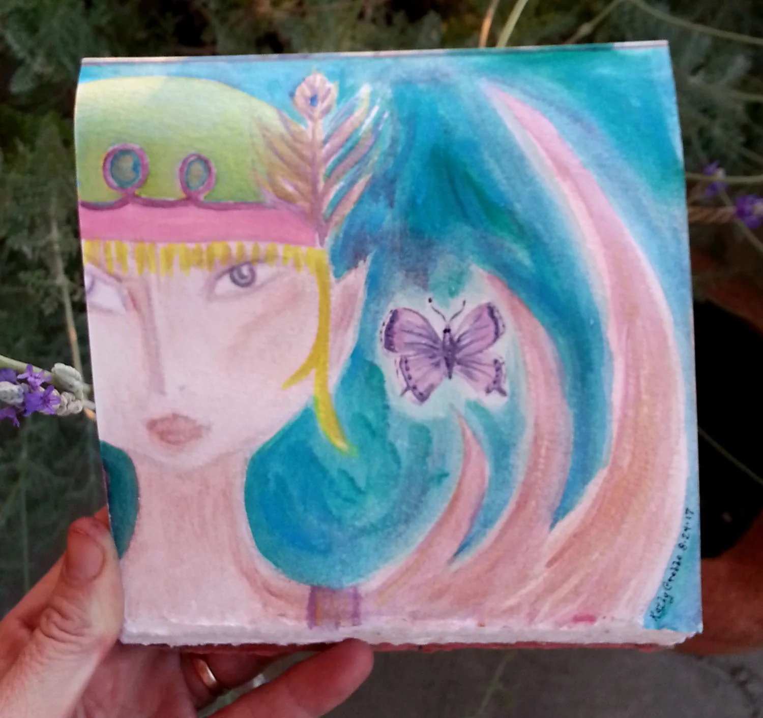 Blue Butterfly In Hand.jpg
