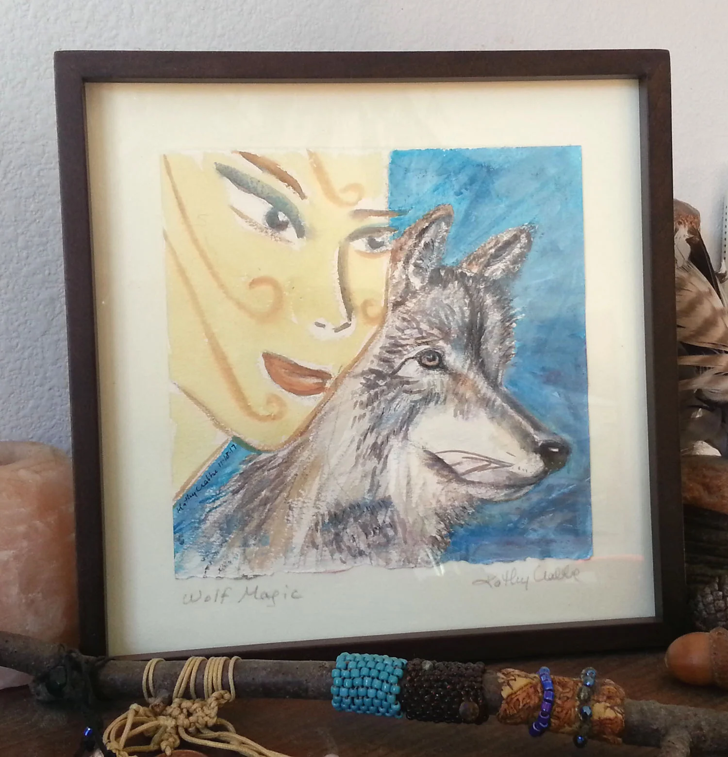 Wolf Framed Original.jpg