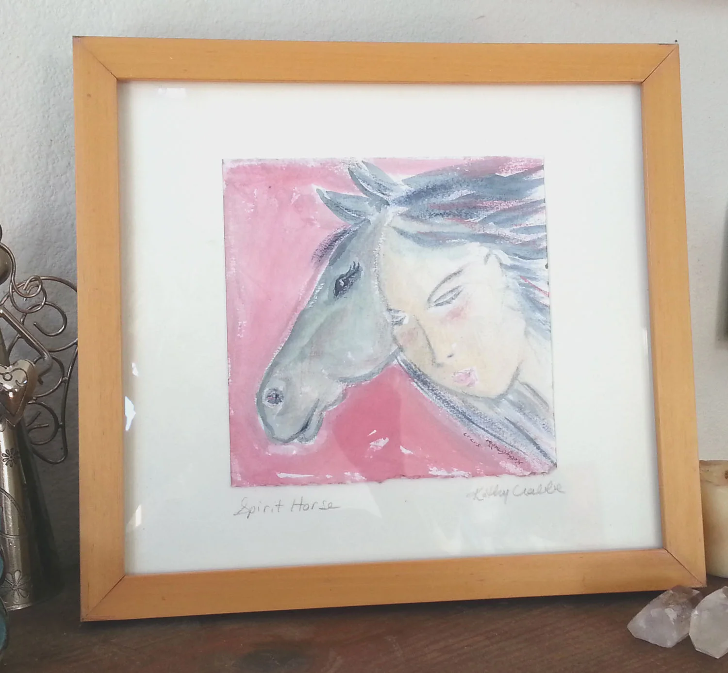 Spirit Horse by Kathy Crabbe Framed.jpg