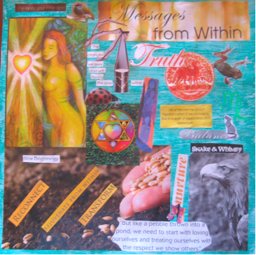  Virgo New Moon Collage by Michelle Buckley. Michelle's Gratitude Musing  Album.  