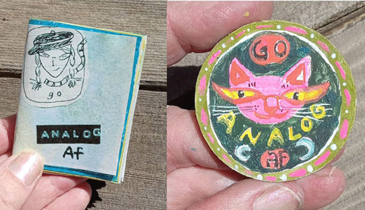 Go Analog Zine &amp; Pin #2