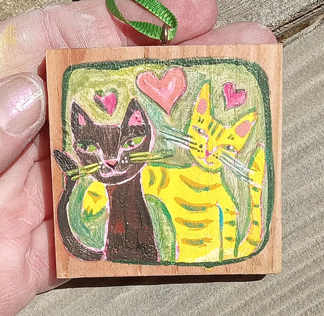 Luv Is Cats Ornament