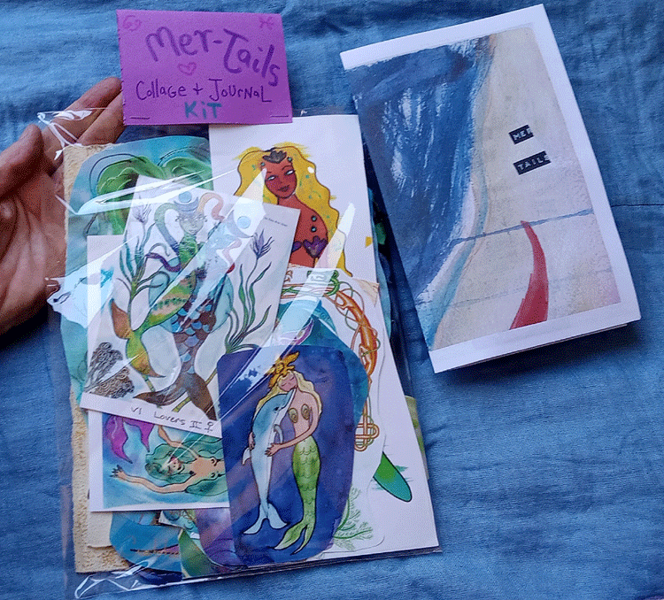 Mer-Tails Collage + Journal Kit