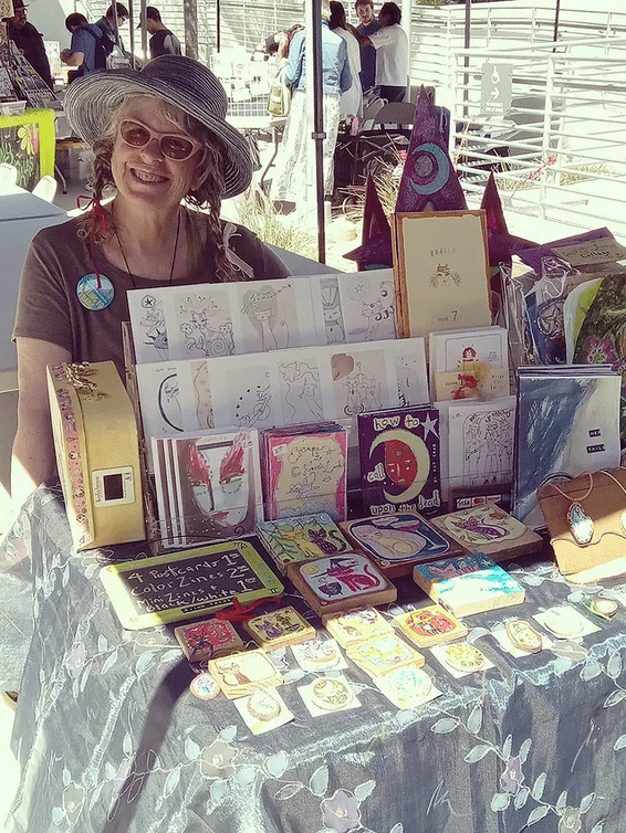 Zomics Zine Fair Booth