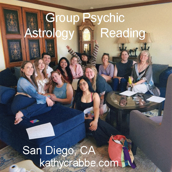 Group Astrology Psychic Reading by Kathy Crabbe