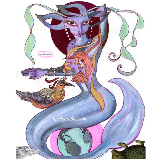 World Mermaid by Kathy Crabbe