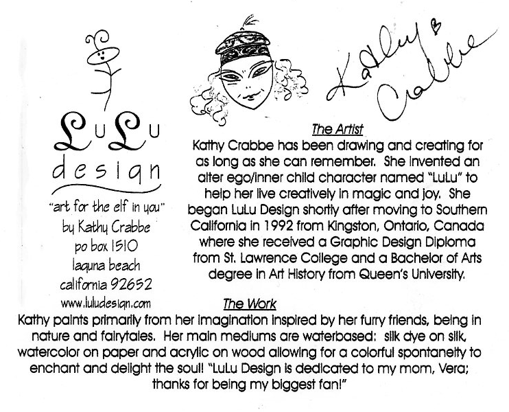 Who IS LuLu? — Kathy Crabbe