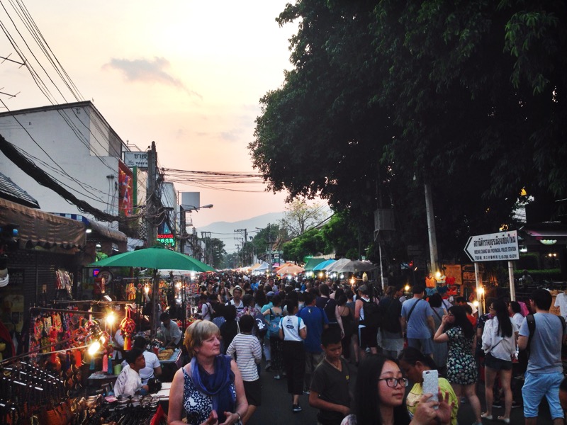 The entrance to the Chiang Mai Sunday Market